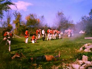 Redcoats attack