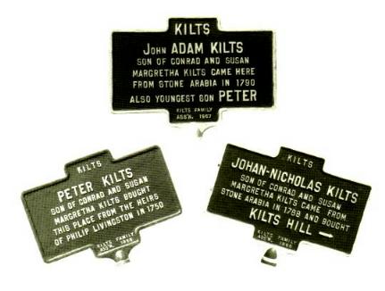 The Three Kilts Markers