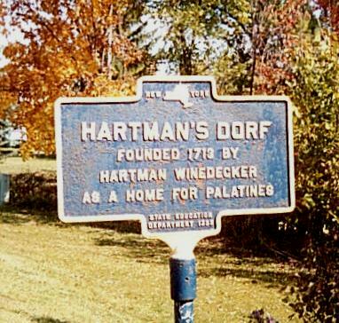 Hartman's Dorf, Schoharie County